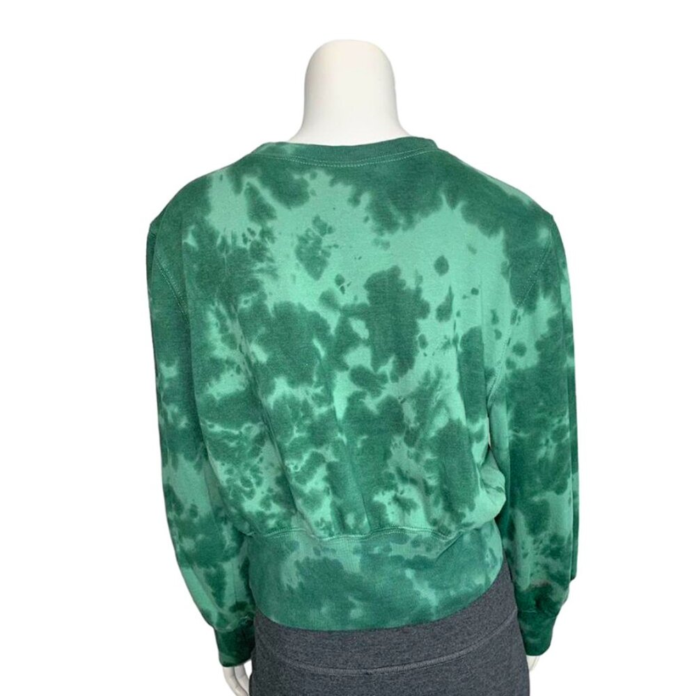 KEITH HARING Dancing Dog Tie Dye Cropped Sweatshirt - Picture 3 of 8